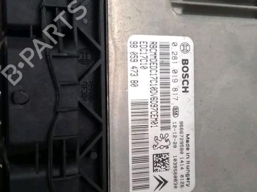 Centralina do motor PEUGEOT 308 I (4A_, 4C_) 1.6 HDi (92 hp) 13078006