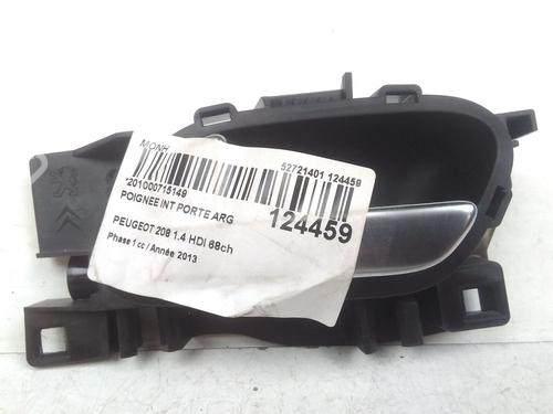 Used Rear left interior door handle PEUGEOT 208 I (CA_, CC_) 1.4 HDi (68 hp) 20927104