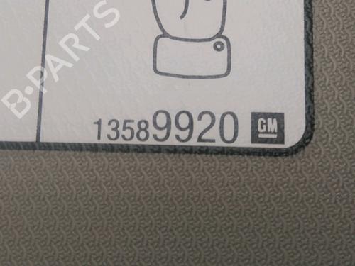 Used Right sun visor OPEL ASTRA K Sports Tourer (B16) 1.6 CDTi (35) (110 hp) 28712683