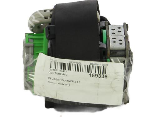 Høyre foran beltestrammer PEUGEOT PARTNER Tepee 1.6 HDi 16V (90 hp) 31302571