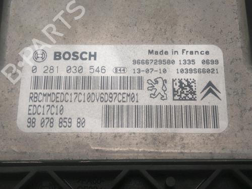 Used Engine control unit (ECU) CITROËN BERLINGO Box Body/MPV (B9) 1.6 HDi / BlueHDi 75 (75 hp) 28178022