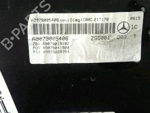 Kombiinstrument Kombiinstrument MERCEDES-BENZ SPRINTER 3,5-t Van (B907, B910) 315 CDI RWD (907.631, 907.633, 907.635, 907.637) (150 hp) 36850049 36850049