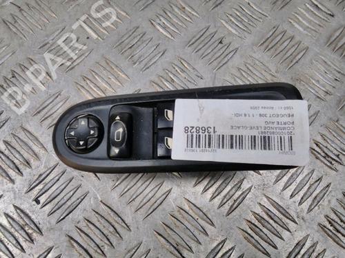 Used Left front window switch PEUGEOT 308 I (4A_, 4C_) 1.6 HDi (90 hp) 13666755