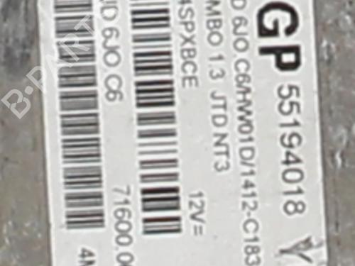 Engine control unit (ECU) OPEL COMBO Box Body/MPV 1.3 CDTI 16V | BP31055551M57  - Image 6