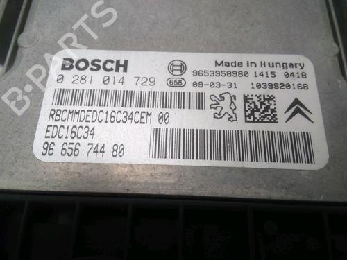 Used Engine control unit (ECU) Engine control unit (ECU) CITROËN C4 Picasso I MPV (UD_) 1.6 HDi (109 hp) 24651473 24651473