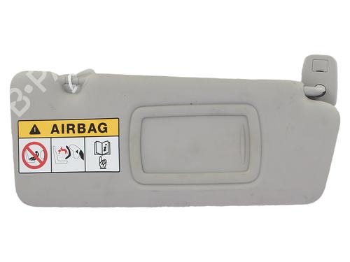 Used Right sun visor Right sun visor RENAULT CAPTUR I (J5_, H5_) 1.5 dCi 90 (J5N4, J5M5, J5MW, J5M6, J5AL, J5AJ) (90 hp) 39732587 39732587