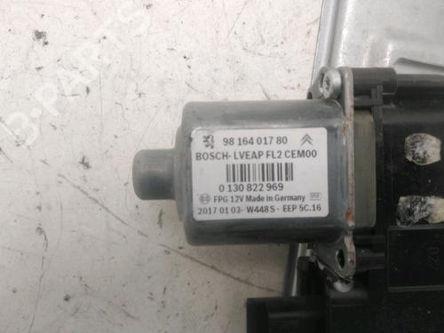 Front left window mechanism PEUGEOT 2008 I (CU_) 1.6 BlueHDi | BP29621963C22 