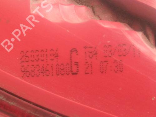 Used Left tailgate light Left tailgate light PEUGEOT 3008 I MPV (0U_) 1.6 HDi (112 hp) 24966798 24966798