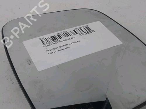 Used Right mirror glass PEUGEOT BIPPER (AA_) 1.4 HDi (68 hp) 31179581
