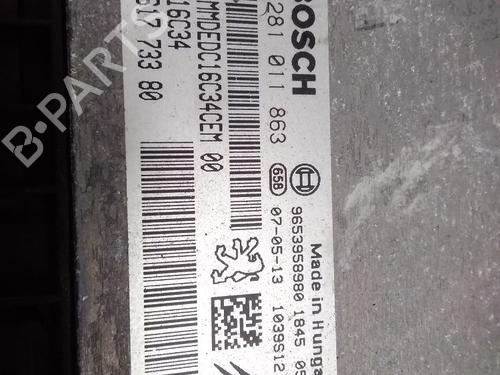 Engine control unit (ECU) PEUGEOT 307 (3A/C) 1.6 HDi | BP15746634M57 