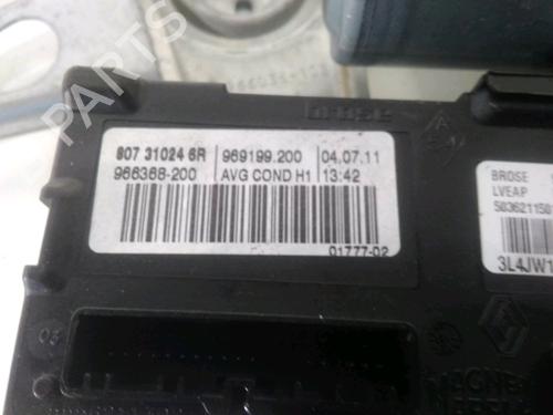 Front left window mechanism RENAULT MEGANE III Grandtour (KZ0/1) 1.9 dCi (KZ0J, KZ0N, KZ1S) | BP24879105C22 