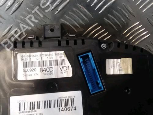 Instrument cluster SKODA FABIA II (542) 1.6 TDI | BP13080252C47 