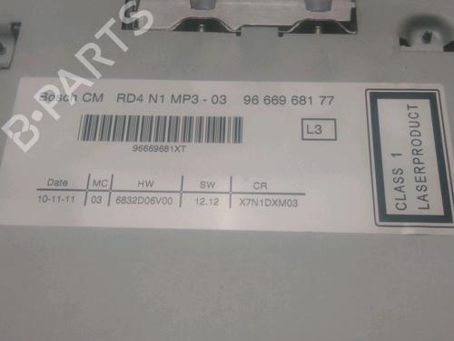 Radio CITROËN BERLINGO Box Body/MPV (B9) 1.6 HDi 90 | BP26442908E6