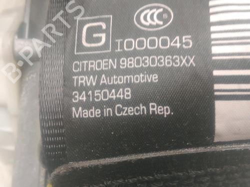 Venstre fortil seleforstrammer CITROËN C3 II (SC_) 1.2 VTi 82 (82 hp) 28121268