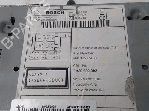 Radio IVECO DAILY V Van 35C15 V, 40C15 V, 45C15 V, 50C15 V, 60C15 V,65C15 V | BP33808882E6 - Image 2