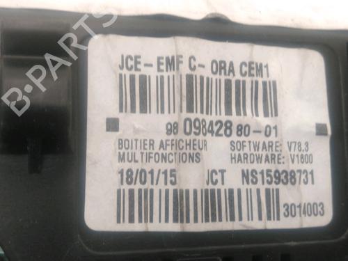 Used Display monitor PEUGEOT 3008 I MPV (0U_) 1.6 BlueHDi 120 (120 hp) 27268334