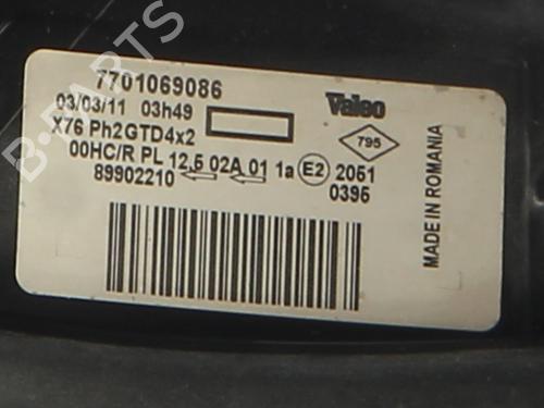 Venstre forlygte Venstre forlygte RENAULT KANGOO (KC0/1_) 1.5 dCi (KC07) (65 hp) 39572699 39572699