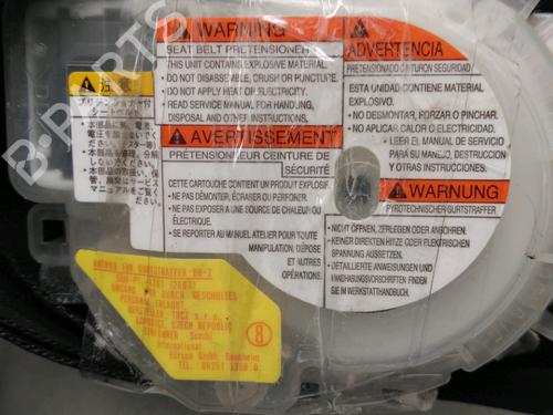 Front right seatbelt SUZUKI SX4 (EY, GY) 1.6 DDIS (RW416D) | BP31277859I25 - Image 2