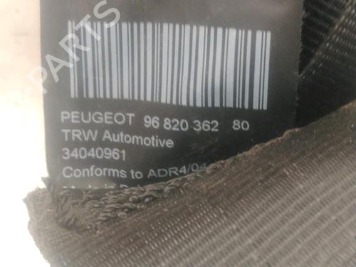 Rear left belt tensioner PEUGEOT 3008 I MPV (0U_) 1.6 BlueHDi 120 | BP27268378C89 