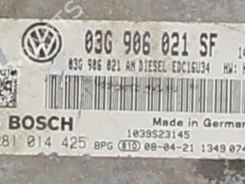 Used Engine control unit (ECU) Engine control unit (ECU) SEAT LEON (1P1) 2.0 TDI 16V (140 hp) 30840797 30840797