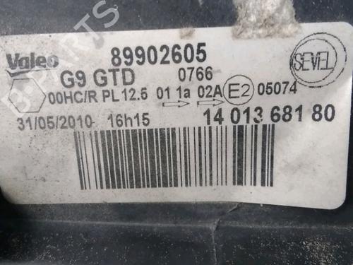 Used Left headlight Left headlight CITROËN JUMPY II Van 1.6 HDi 90 16V (90 hp) 34333294 34333294