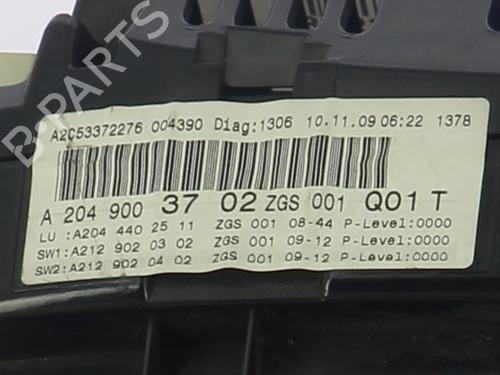 Used Instrument cluster Instrument cluster MERCEDES-BENZ C-CLASS T-Model (S204) C 200 CDI (204.207) (136 hp) 40273656 40273656