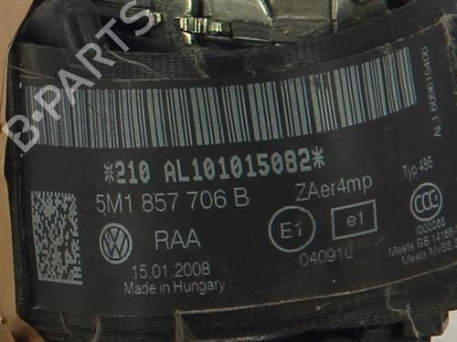 Used Front right seatbelt Front right seatbelt VW GOLF PLUS V (5M1, 521) 1.9 TDI (105 hp) 39419419 39419419