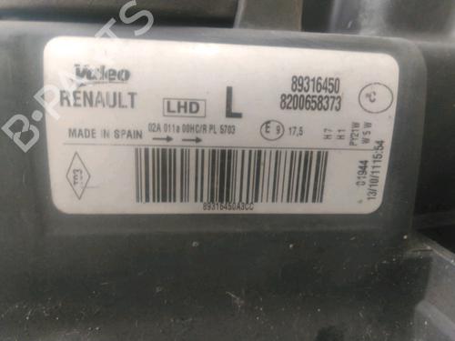 Used Left headlight Left headlight RENAULT MODUS / GRAND MODUS (F/JP0_) 1.2 (JP0C, JP0K, FP0C, FP0K, FP0P, JP0P, JP0T) (75 hp) 27510333 27510333