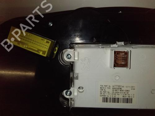 Used Instrument cluster PEUGEOT 3008 I MPV (0U_) 1.6 HDi (112 hp) 15753106