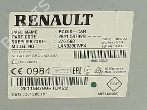 Radio DACIA LODGY (JS_) 1.5 dCi (JSMC, JSAF) | BP30798359E6