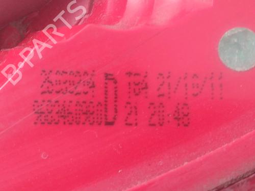 Right tailgate light PEUGEOT 3008 I MPV (0U_) 1.6 HDi | BP24231719C80