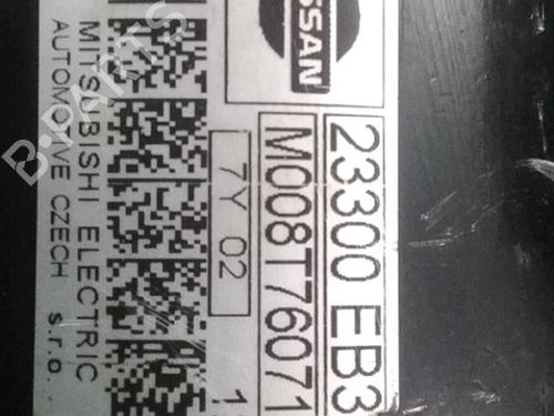 Startmotor NISSAN NAVARA NP300 (D40) 2.5 dCi 4WD | BP20340556M8 