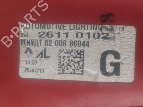 Left taillight RENAULT CLIO III (BR0/1, CR0/1) 1.5 dCi | BP27332500C34 