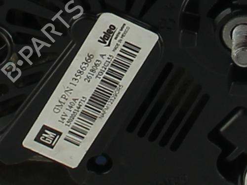 Used Alternator Alternator OPEL MERIVA B MPV (S10) 1.6 CDTI (75) (95 hp) 30825285 30825285