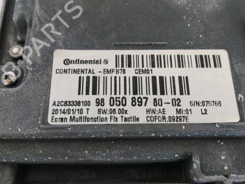 Used Display monitor Display monitor CITROËN C4 Grand Picasso II (DA_, DE_) 1.6 HDi / BlueHDi 115 (115 hp) 30310884 30310884