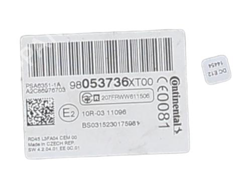 Radio DS DS 3 (SA_) 1.2 THP 110 / PureTech 110 (SAHNPS, SAHNZ6, SAHNZT) | BP36100753E6 - Image 4