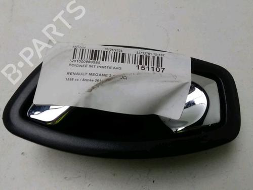 Used Front left interior door handle RENAULT MEGANE III Hatchback (BZ0/1_, B3_) 1.6 dCi (BZ00, BZ12, BZ13) (130 hp) 19498622
