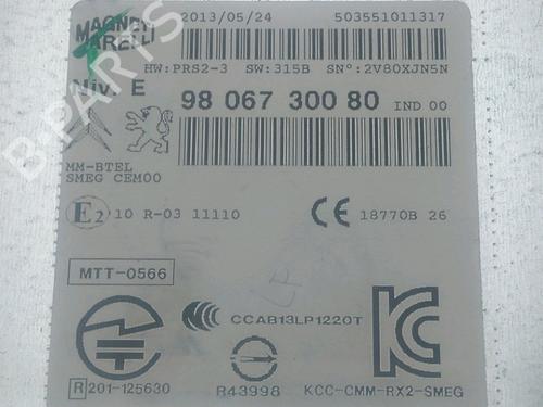 Radio PEUGEOT 208 I (CA_, CC_) 1.6 VTi | BP28121248E6 