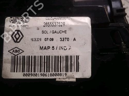 Left taillight RENAULT CLIO IV (BH_) 0.9 TCe 90 (BHNF, BHMA, BHMH, BHJK, BHJR) | BP16332940C34 