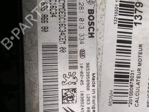 Used Engine control unit (ECU) PEUGEOT 5008 (0U_, 0E_) 1.6 HDi (110 hp) 14928660