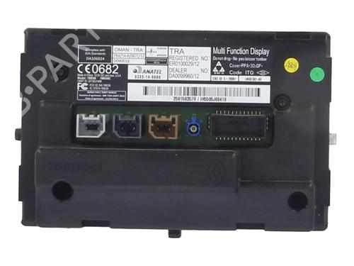 Used Display monitor Display monitor RENAULT KANGOO Express (FW0/1_) 1.5 dCi 90 (FW0G, FW05, FW08, FW11) (90 hp) 36659565 36659565