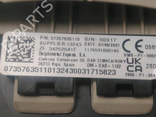 Used Driver airbag FIAT 500 (312_) 1.0 Mild Hybrid (312.AYD1B) (69 hp) 28371449