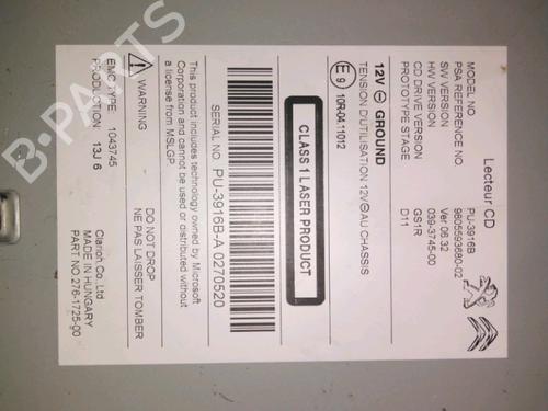 Used Radio Radio DS DS 5 (KF_) 2.0 BlueHDi 180 (180 hp) 32224041 32224041