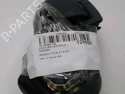 Used Rear center seatbelt Rear center seatbelt RENAULT CLIO II (BB_, CB_) 1.5 dCi (B/CB07) (65 hp) 18059463 18059463