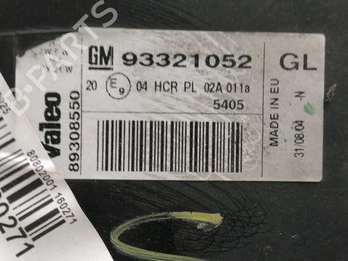 Used Left headlight Left headlight OPEL MERIVA A MPV (X03) 1.4 16V Twinport (E75) (90 hp) 30916591 30916591