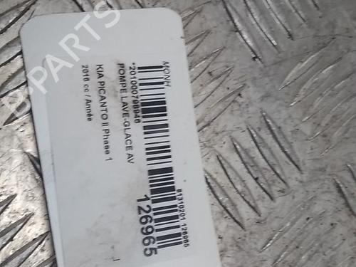 Used Washer pump KIA PICANTO II (TA) 1.0 (69 hp) 14904227