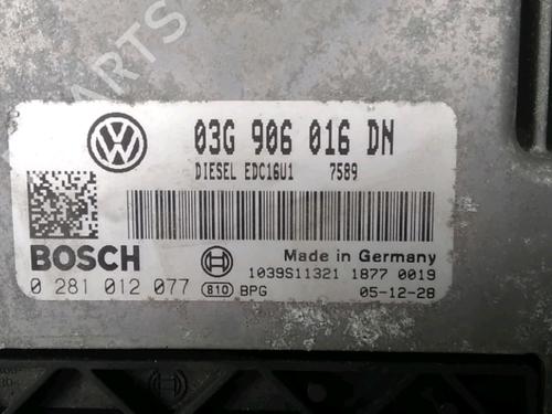 Engine control unit (ECU) VW GOLF PLUS V (5M1, 521) 2.0 TDI 16V | BP13093916M57 