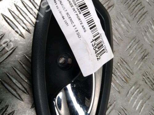 Used Rear left interior door handle RENAULT SCÉNIC III (JZ0/1_) 1.5 dCi (110 hp) 13310752
