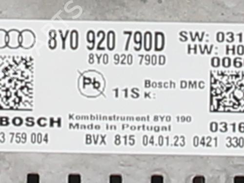 Instrument cluster AUDI A3 Sportback (8YA, 8YF) 35 TFSI Mild Hybrid | BP30630290C47 - Image 3