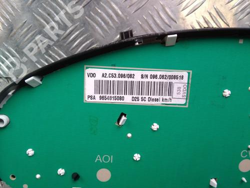 Instrument cluster PEUGEOT 407 Coupe (6C_) 2.7 HDi | BP11522586C47 